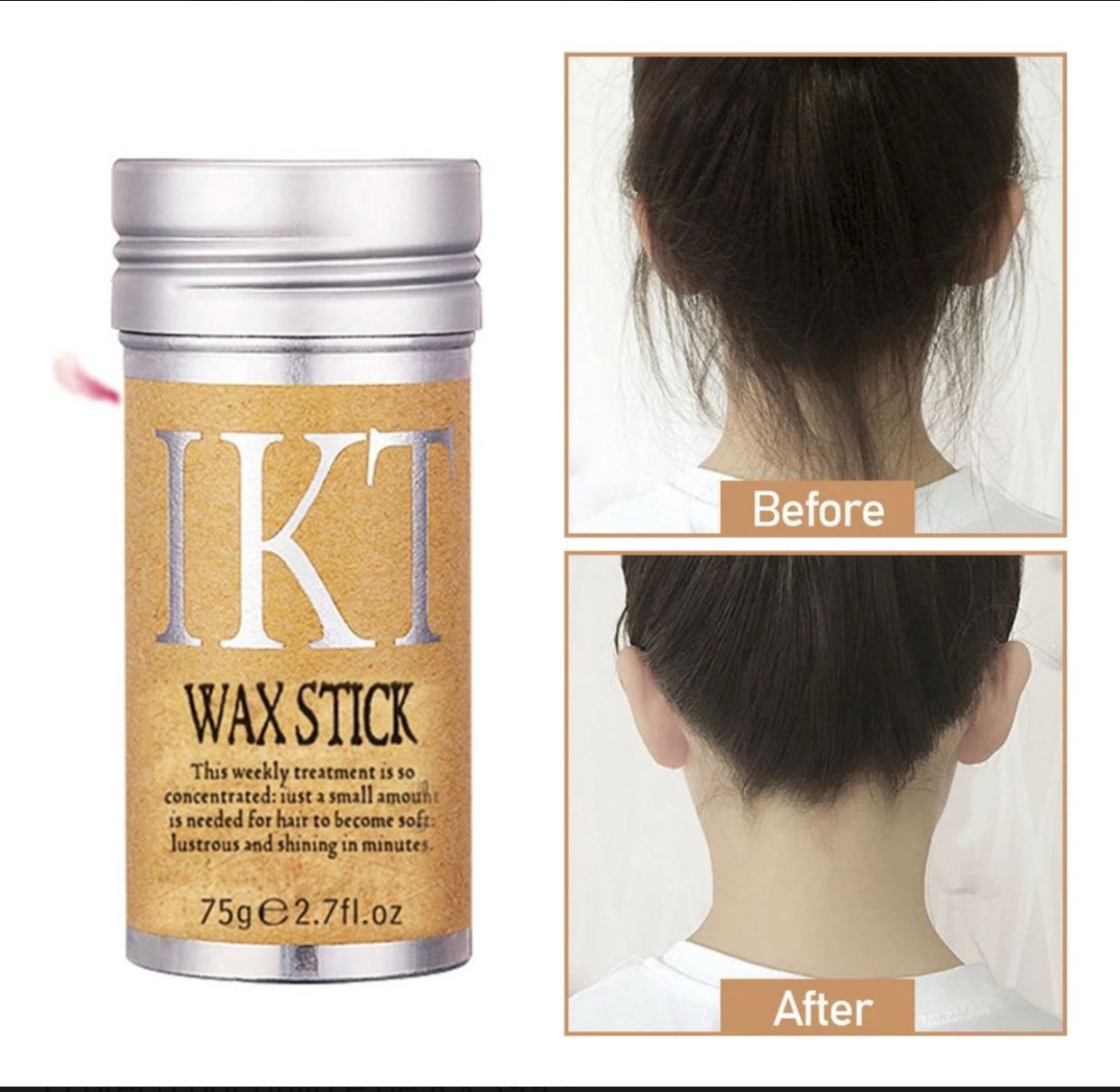 Cera Capilar para peinar el cabello Friz